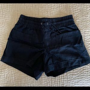 Athleta Blue Cabo Linen Short